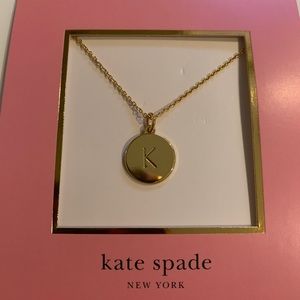 kate spade one in a million initial pendant necklace